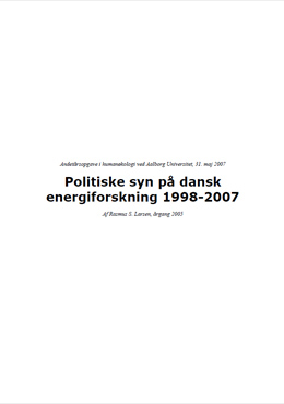 Energiforskning1998-2007